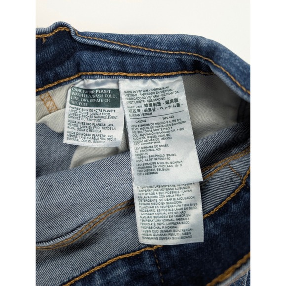 Levi's‎ 511 Slim Fit Blue Stone Wash Denim Tapered Leg Jeans Men's Size 36x30 - Picture 6 of 6